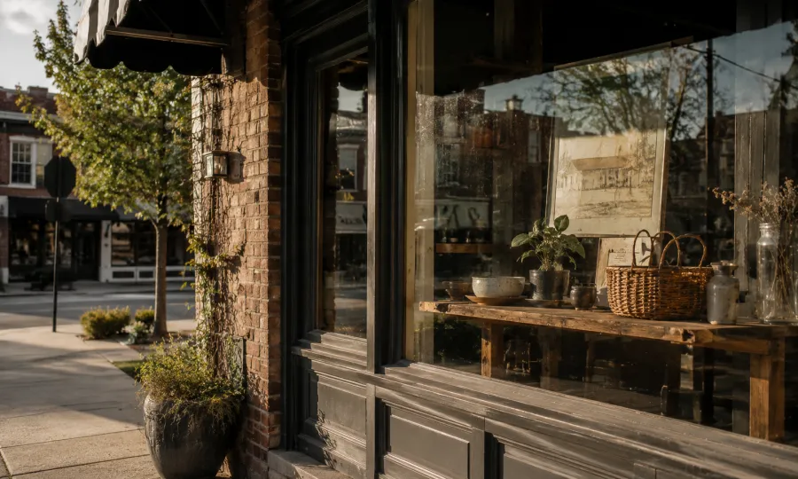 A local business storefront